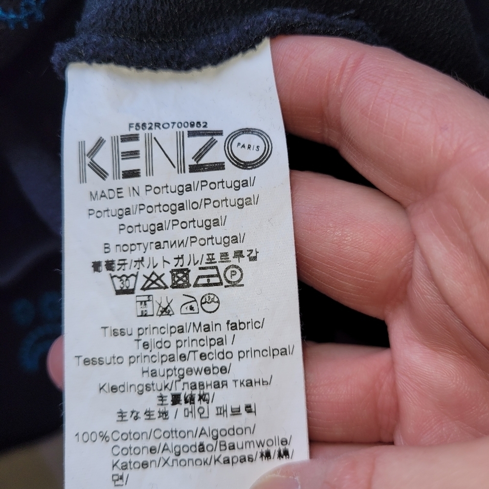 Kenzo Symbols Sweatshirt Dress, VGUC, Size M - Picture 6 of 6